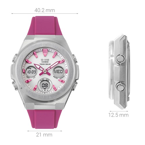 Đồng hồ BABY-G 40.2 mm Nữ MSG-S600-4ADR Màu Tím