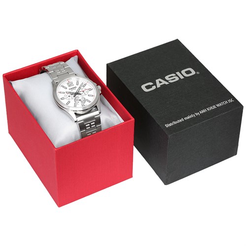 Đồng hồ CASIO 40.6 mm Nam MTP-E350D-7BVDF Màu Bạc