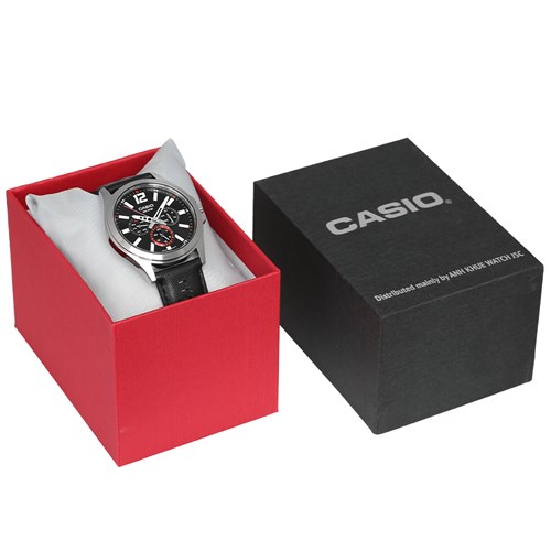 Đồng hồ CASIO 40.6 mm Nam MTP-E350L-1BVDF Màu Đen