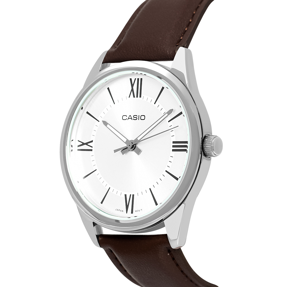 Đồng hồ CASIO Timeless 40 mm Nam MTP-V005L-7B5UDF Màu Nâu