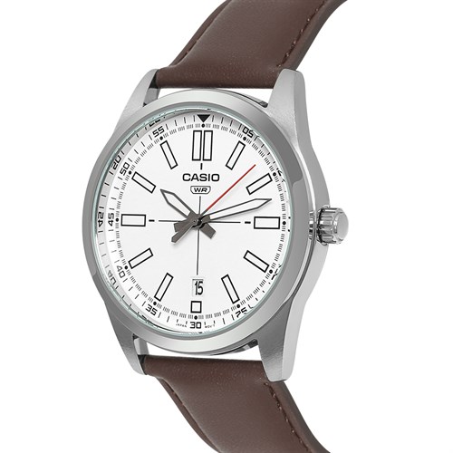 Đồng hồ CASIO 41 mm Nam MTP-VD02L-7EUDF Màu Nâu