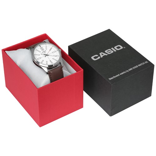 Đồng hồ CASIO 41 mm Nam MTP-VD02L-7EUDF Màu Nâu