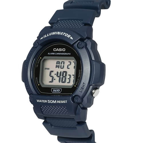 Đồng hồ CASIO 47 mm Nam W-219H-2AVDF Màu Xanh Dương