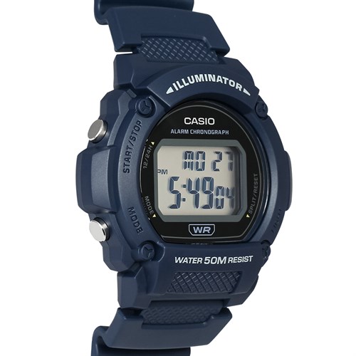 Đồng hồ CASIO 47 mm Nam W-219H-2AVDF Màu Xanh Dương
