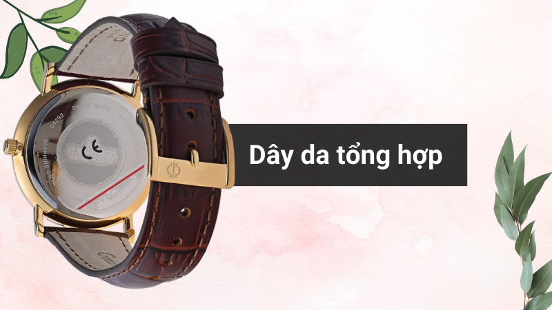 Chất liệu dây đeo của mẫu đồng hồ Chất liệu dây đeo của mẫu đồng hồ