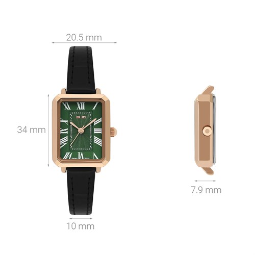 Đồng hồ ELIO Xmas 20.5 x 34 mm Nữ EL090-02 Màu Đen