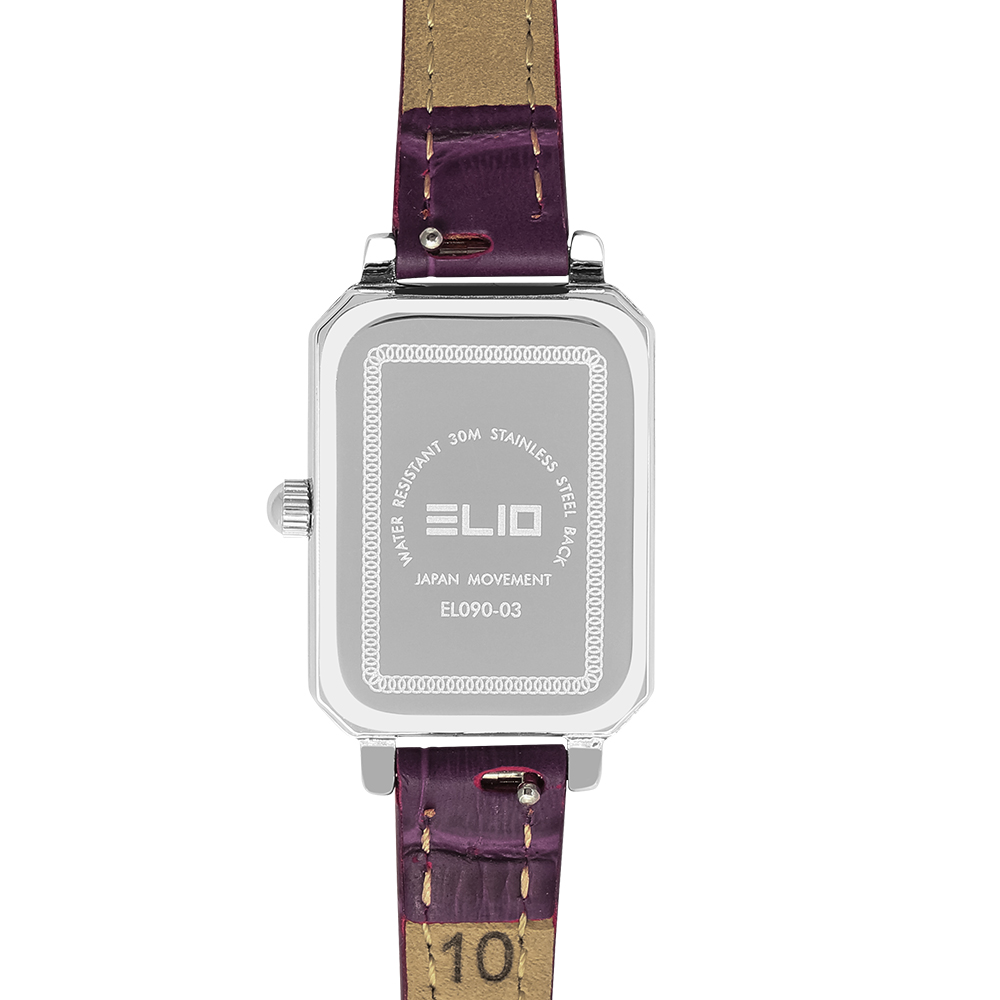 Đồng hồ ELIO 20.5 x 34 mm Nữ EL090-03 Màu Tím