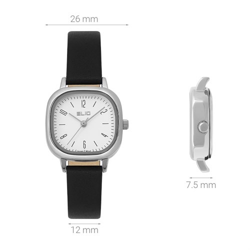 Đồng hồ ELIO 26 mm Nữ EL092-02 Màu Đen