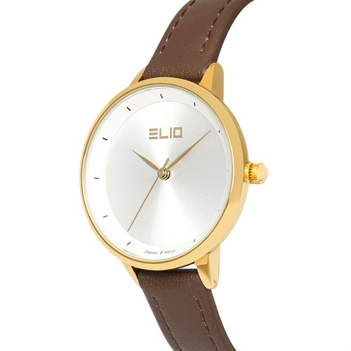 Đồng hồ ELIO 32 mm Nữ EL115-01 Màu Nâu