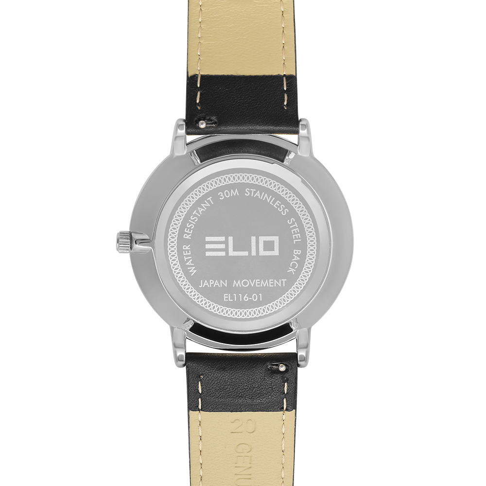 Đồng hồ ELIO 41 mm Nam EL116-01 Màu Đen