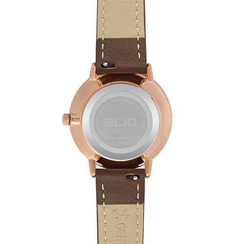 Đồng hồ ELIO 30 mm Nữ EL117-01 Màu Nâu