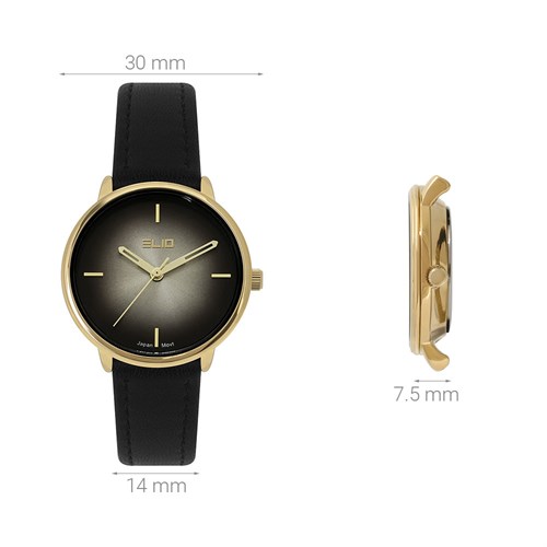 Đồng hồ ELIO 30 mm Nữ EL117-02 Màu Đen