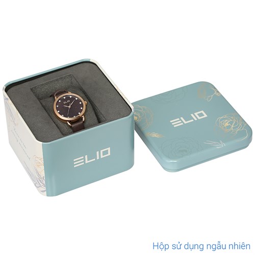 Đồng hồ ELIO 27 mm Nữ EL118-01 Màu Nâu