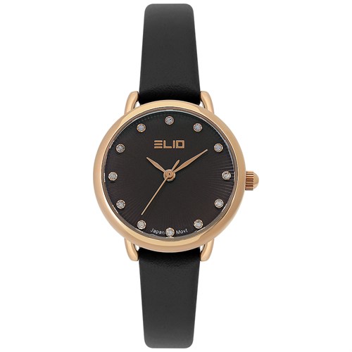 Đồng hồ ELIO 27 mm Nữ EL118-02 Màu Đen