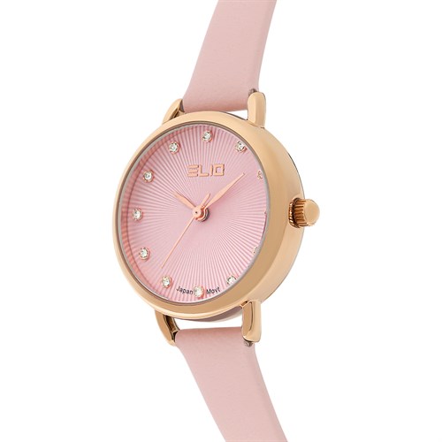 Đồng hồ ELIO 27 mm Nữ EL118-03 Màu Hồng
