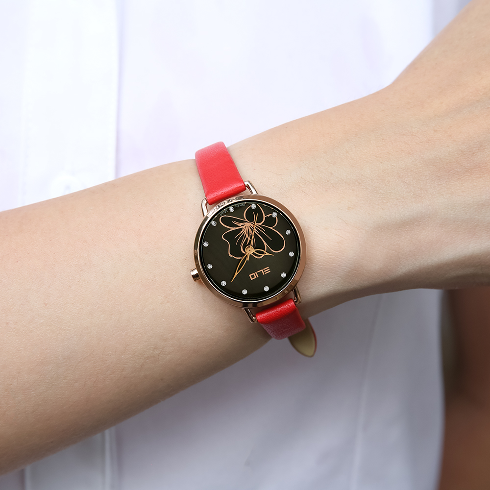 Đồng hồ ELIO Flower 28 mm Nữ EL119-01