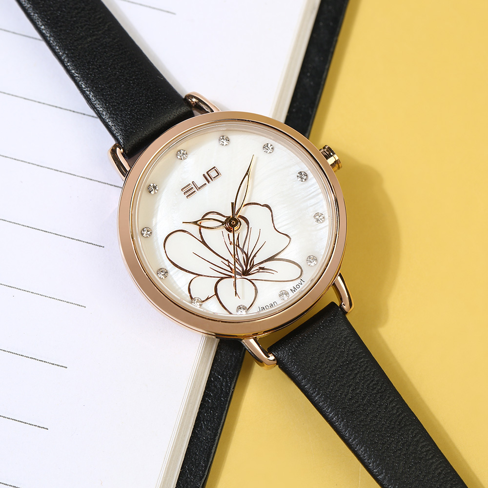 Đồng hồ ELIO Flower 28 mm Nữ EL119-02