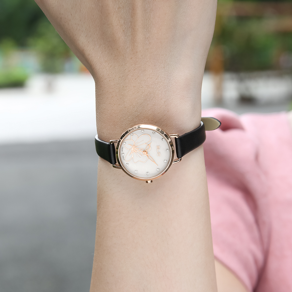 Đồng hồ ELIO Flower 28 mm Nữ EL119-02