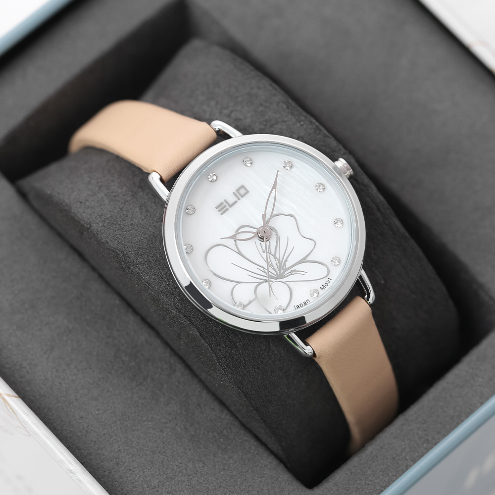Đồng hồ ELIO Flower 28 mm Nữ EL119-03