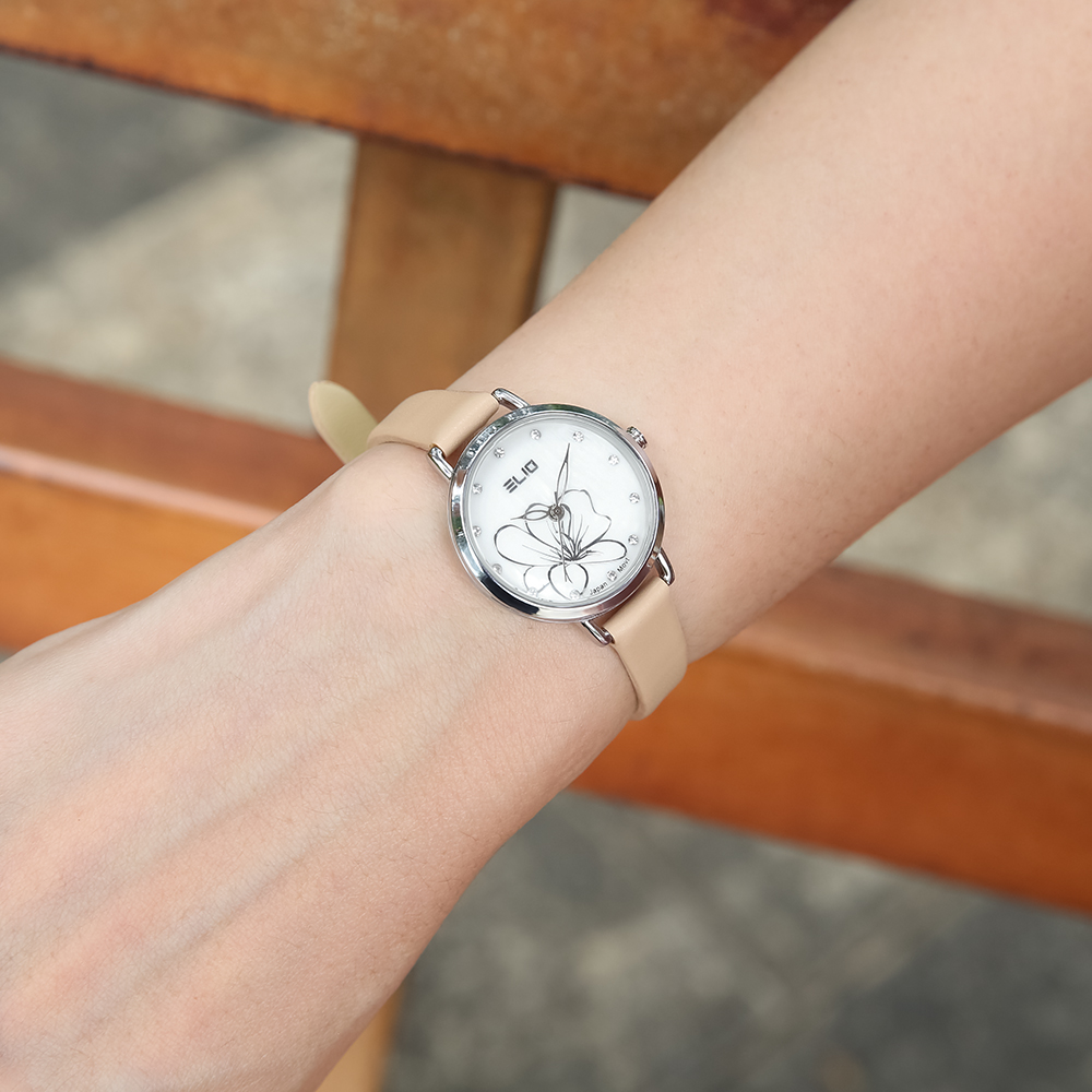 Đồng hồ ELIO Flower 28 mm Nữ EL119-03