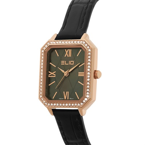 Đồng hồ ELIO 25 mm Nữ EL120-01 Màu Đen