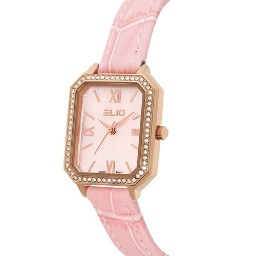 Đồng hồ ELIO 25 mm Nữ EL120-02 Màu Hồng