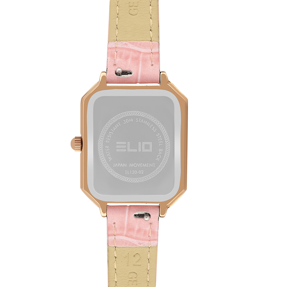 Đồng hồ ELIO 25 mm Nữ EL120-02 Màu Hồng
