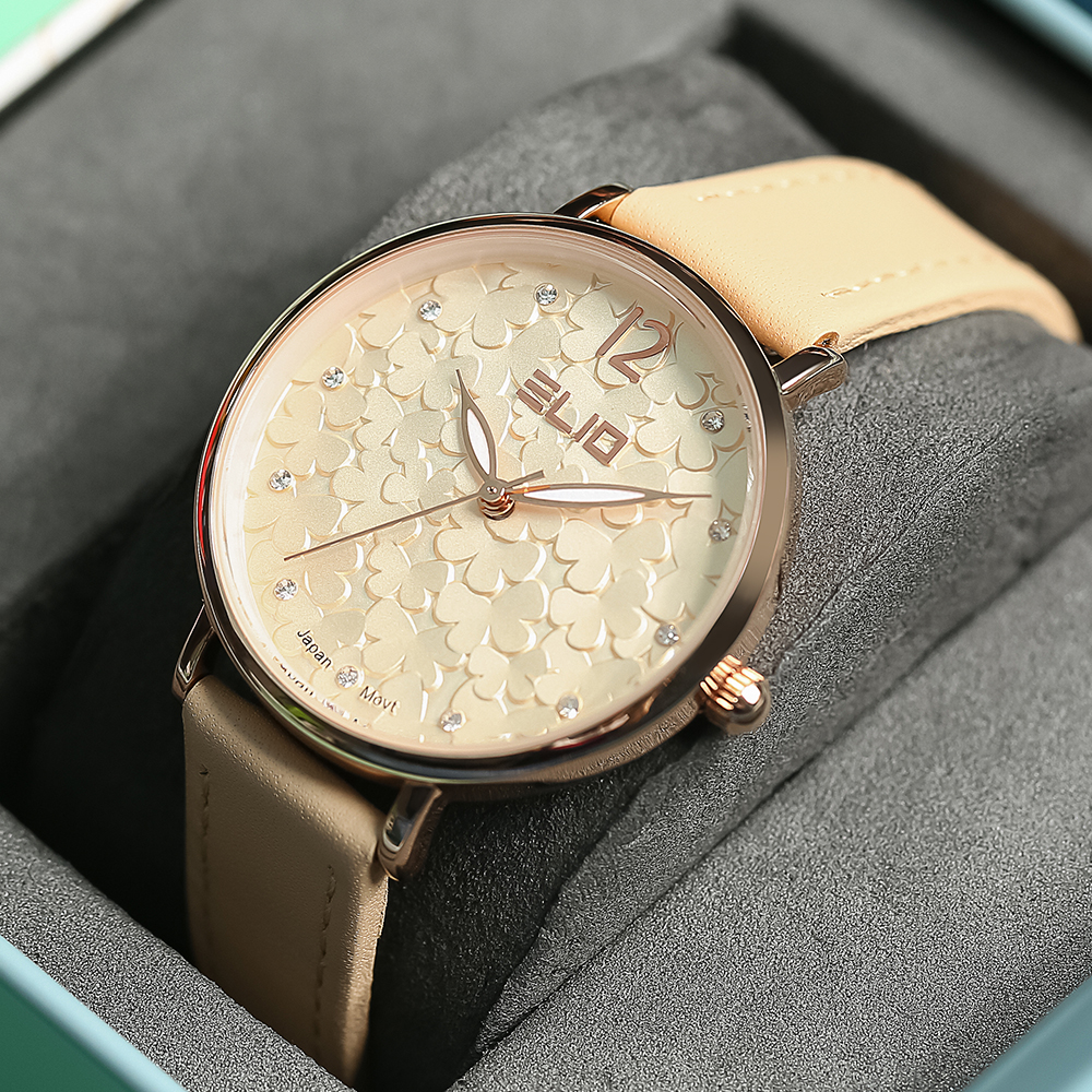 Đồng hồ ELIO Flower 33 mm Nữ EL121-01