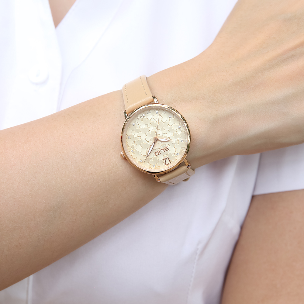 Đồng hồ ELIO Flower 33 mm Nữ EL121-01