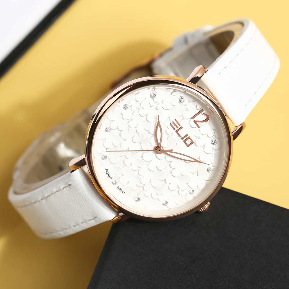 Đồng hồ ELIO Flower 33 mm Nữ EL121-02