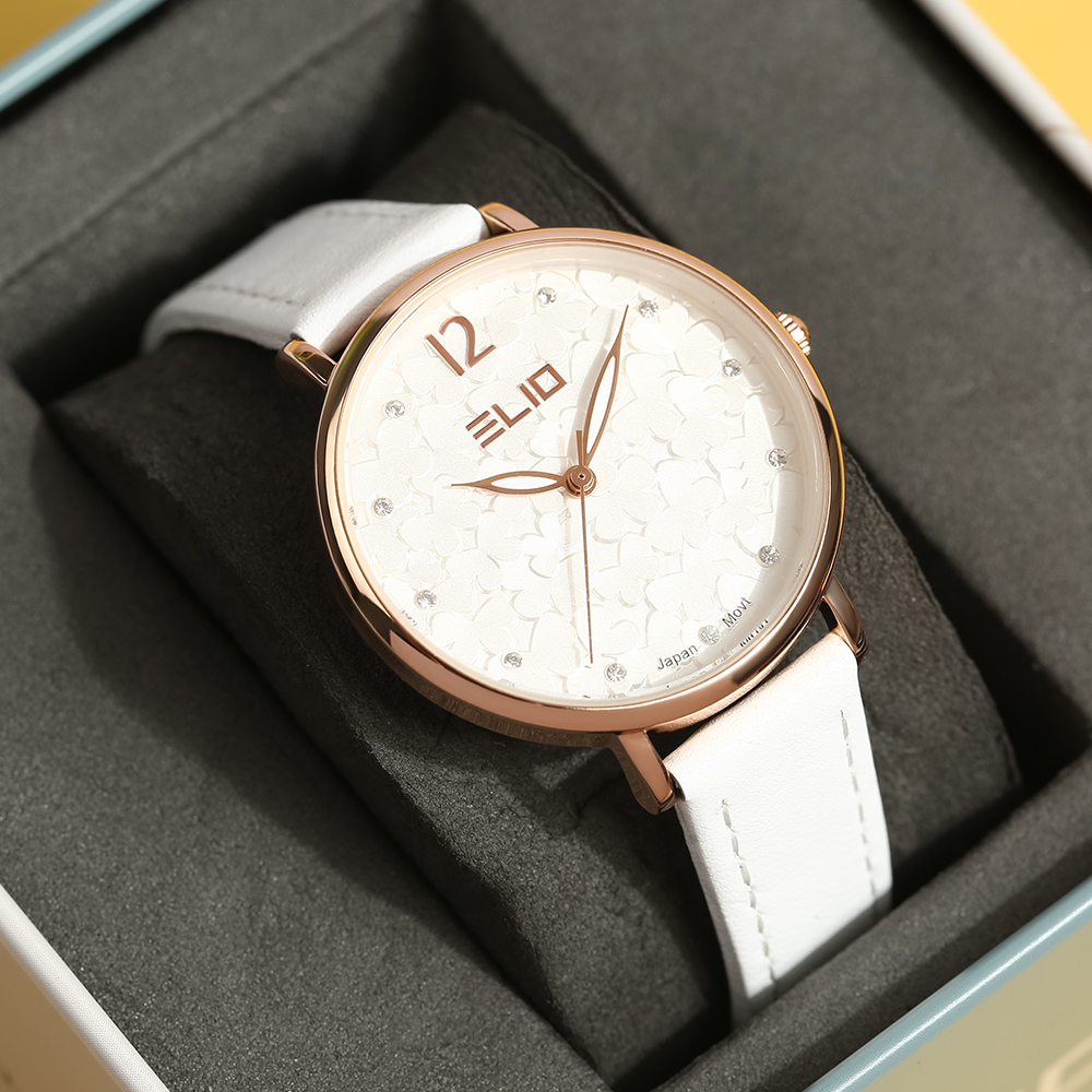 Đồng hồ ELIO Flower 33 mm Nữ EL121-02