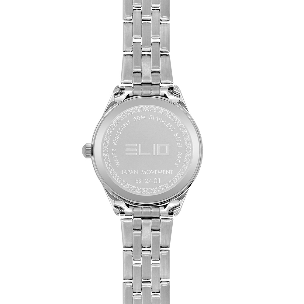 Đồng hồ ELIO Flower 29.5 mm Nữ ES127-01 Màu Bạc
