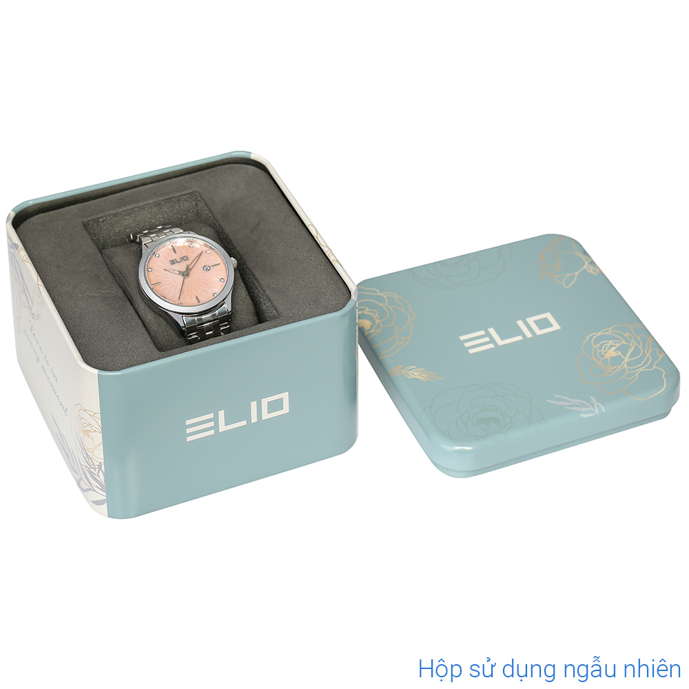 Đồng hồ ELIO Flower 29.5 mm Nữ ES127-01 Màu Bạc