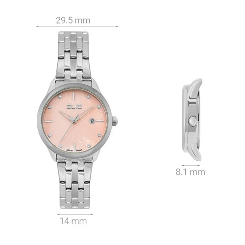 Đồng hồ ELIO Flower 29.5 mm Nữ ES127-01 Màu Bạc