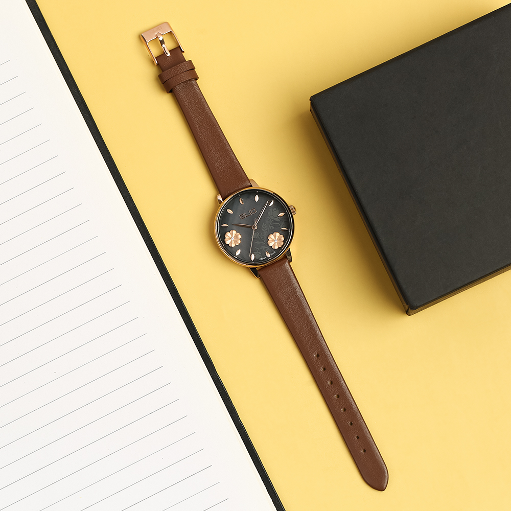 Đồng hồ ELIO Flower 35 mm Nữ EL123-01