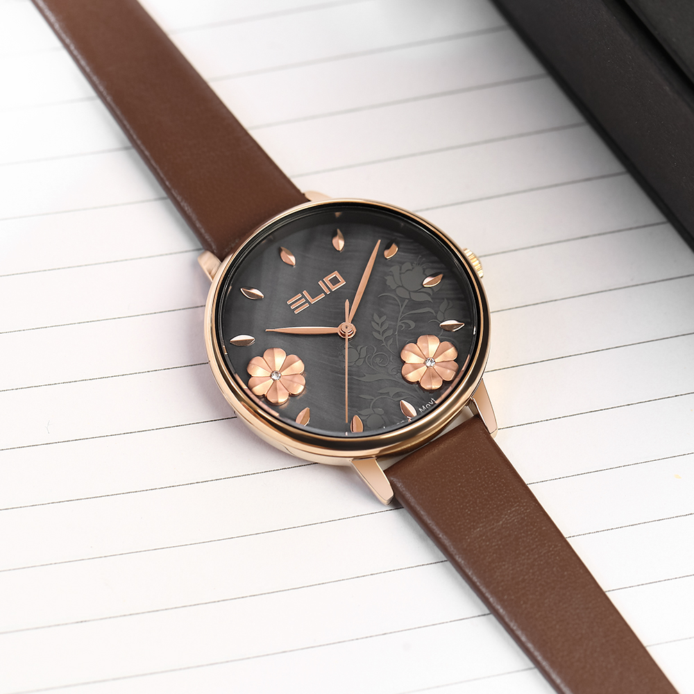 Đồng hồ ELIO Flower 35 mm Nữ EL123-01