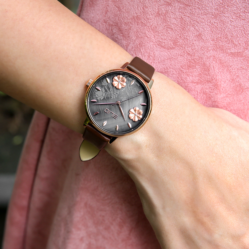 Đồng hồ ELIO Flower 35 mm Nữ EL123-01