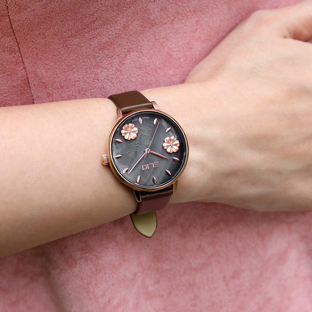 Đồng hồ ELIO Flower 35 mm Nữ EL123-01