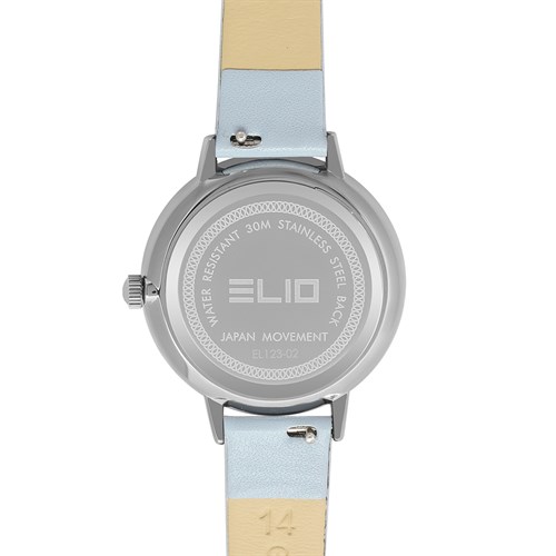 Đồng hồ ELIO Flower 35 mm Nữ EL123-02 Màu Xanh Dương