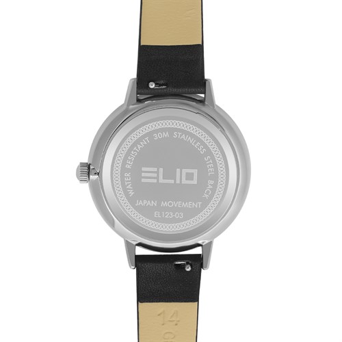 Đồng hồ ELIO Flower 35 mm Nữ EL123-03 Màu Đen
