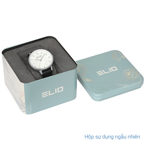 Đồng hồ ELIO Flower 35 mm Nữ EL123-03 Màu Đen