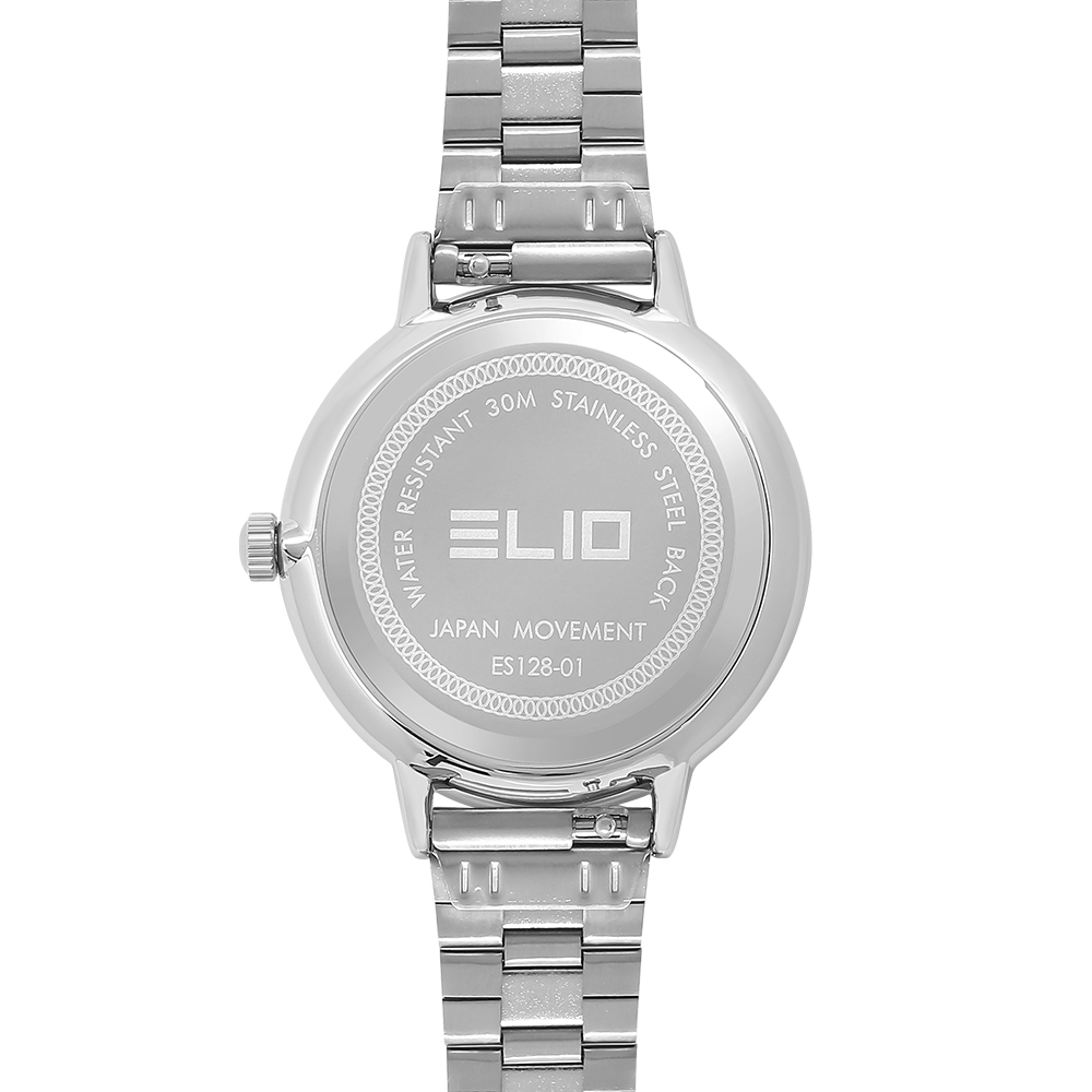 Đồng hồ ELIO Flower 35 mm Nữ ES128-01 Màu Bạc