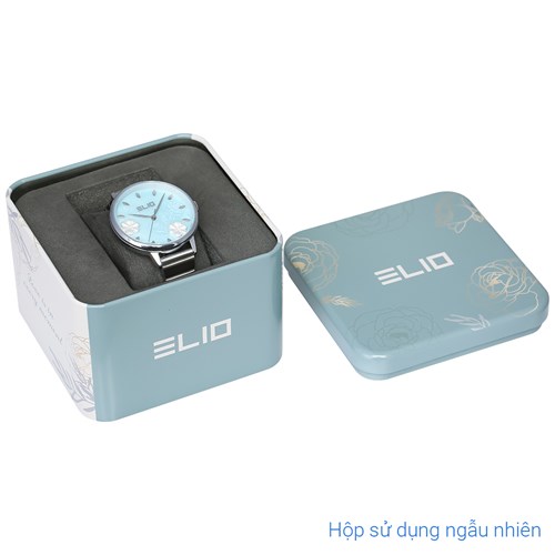 Đồng hồ ELIO Flower 35 mm Nữ ES128-01 Màu Bạc