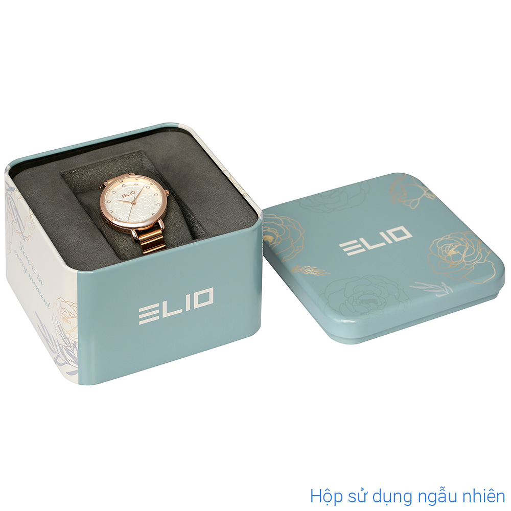 Đồng hồ ELIO Nàng Thơ 28.5 mm Nữ ES129-01 Màu Vàng Hồng