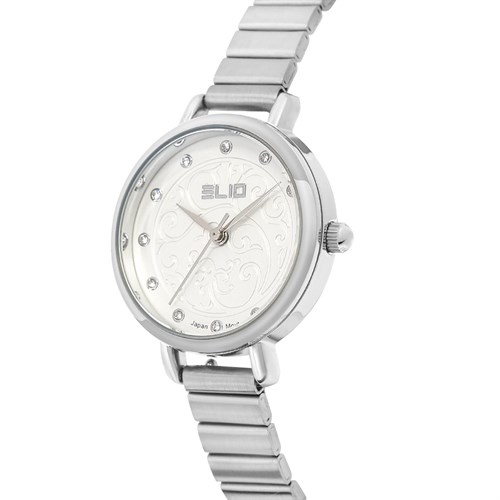 Đồng hồ ELIO Flower 28.5 mm Nữ ES129-03 Màu Bạc