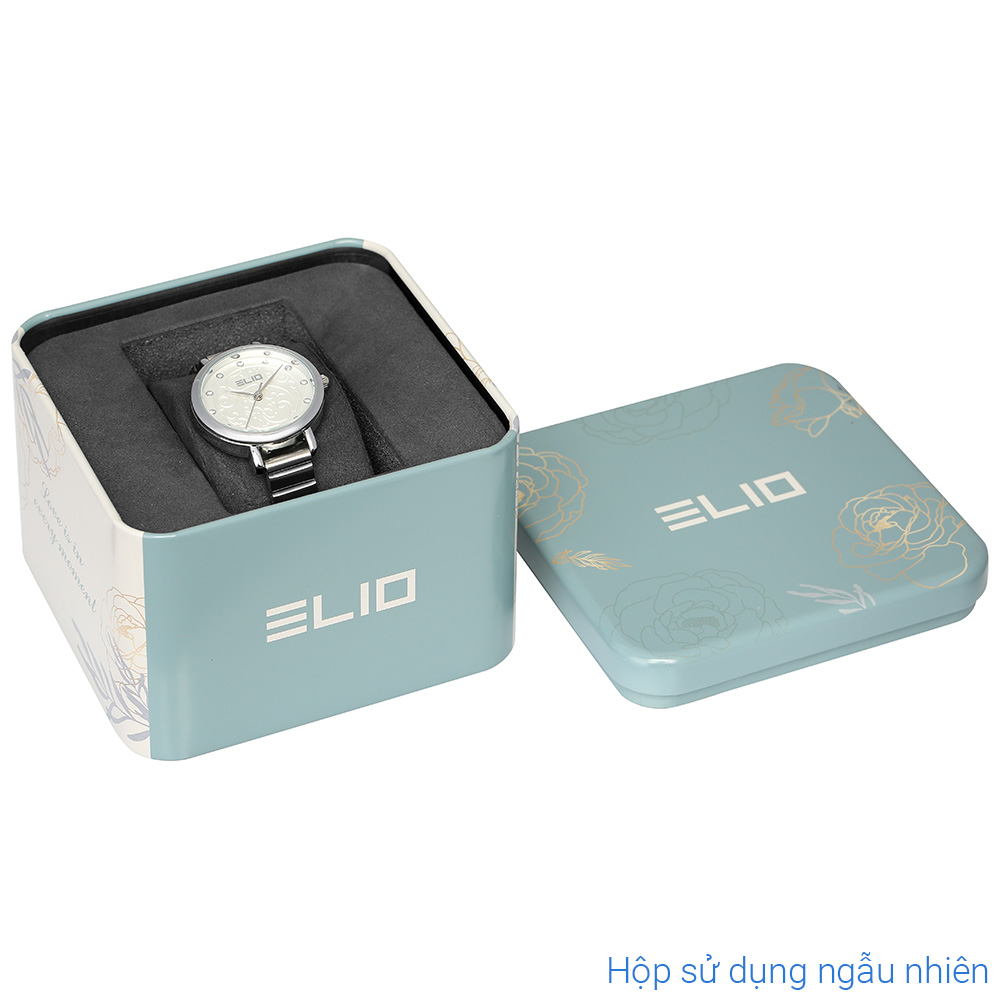 Đồng hồ ELIO Flower 28.5 mm Nữ ES129-03 Màu Bạc