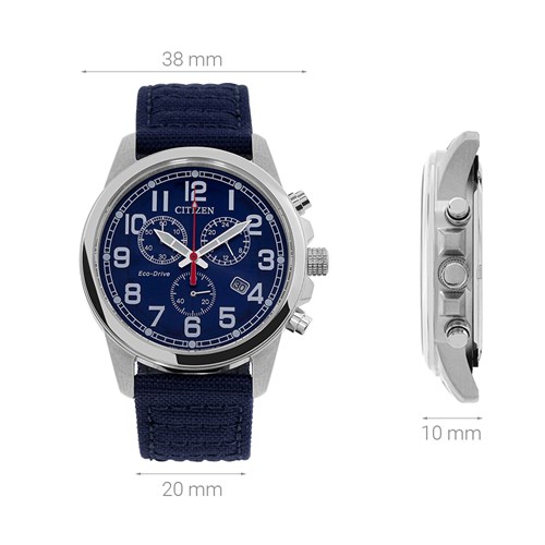 Đồng hồ CITIZEN 38 mm Nam AT0200-21L Màu Xanh Dương