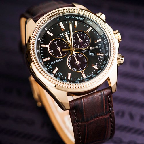 Đồng hồ CITIZEN 43 mm Nam BL5562-18E Màu Nâu