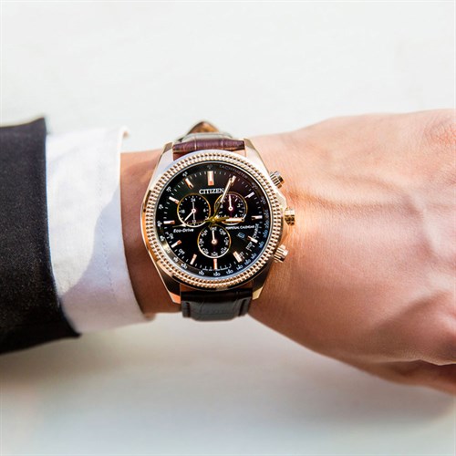 Đồng hồ CITIZEN 43 mm Nam BL5562-18E Màu Nâu