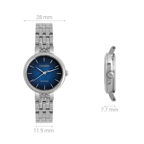 Đồng hồ CITIZEN L 28 mm Nữ EM0990-81L Màu Bạc